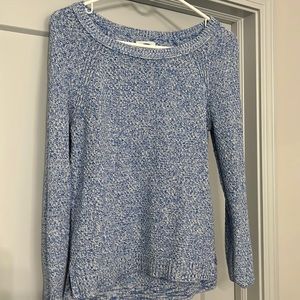 Old Navy Blue and White Sweater. Size medium